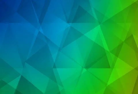 Light Blue, Green vector abstract mosaic pattern. Illustrazione stock