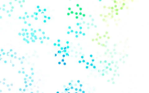 Light Blue, Green vector backdrop with artificial intelligence data. Stock Illustration
