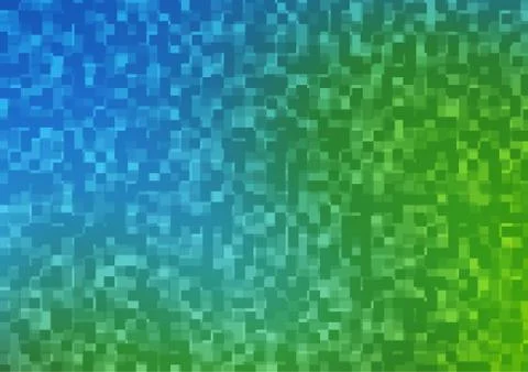 Light Blue, Green vector backdrop with rectangles, squares. Illustrazione stock