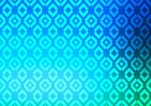 Light Blue, Green vector backdrop with rectangles, squares. Stock Illustration
