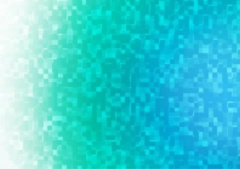 Light Blue, Green vector backdrop with rectangles, squares. Stock Illustration