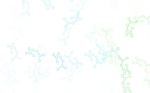 Light Blue, Green vector backdrop with artificial intelligence data. イラスト素材