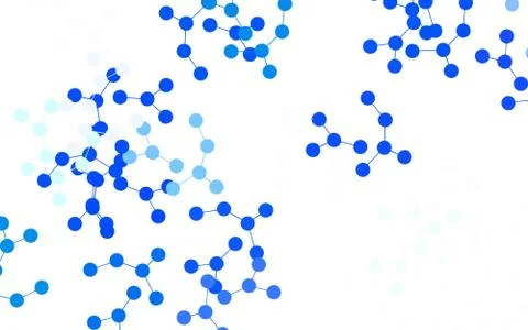 Light Blue, Green vector backdrop with artificial intelligence data. Stock Illustration