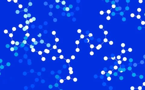 Light Blue, Green vector backdrop with artificial intelligence data. Stock Illustration