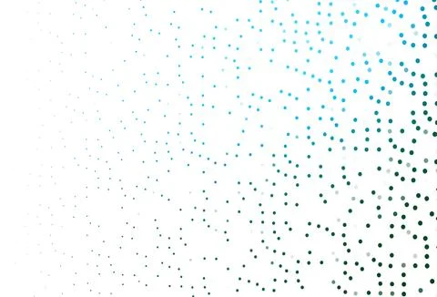Light Blue, Green vector backdrop with dots. Illustrazione stock
