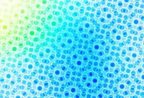 Light Blue, Green vector backdrop with dots. Stock Illustration