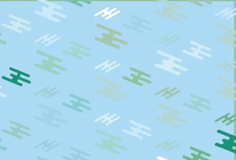 Light Blue, Green vector backdrop with long lines. Stock-Illustration