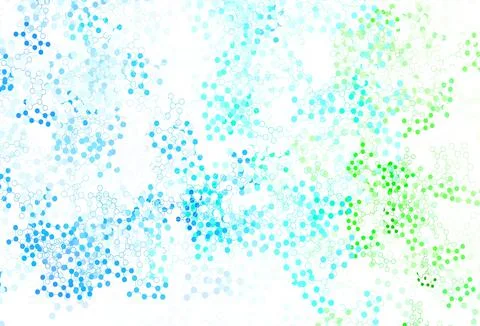 Light Blue, Green vector backdrop with artificial intelligence data. Stock Illustration