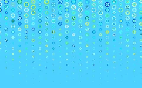 Light Blue, Green vector backdrop with dots. Stock Illustration