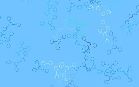 Light Blue, Green vector backdrop with artificial intelligence data. 스톡 일러스트