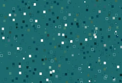 Light Blue, Green vector background with rectangles. Stock Illustration