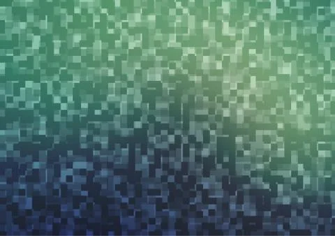 Light Blue, Green vector background with rectangles. Stock Illustration