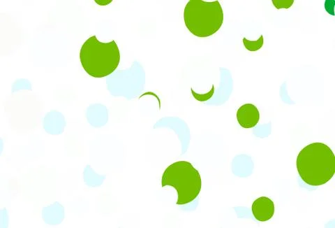 Light Blue, Green vector background with bubbles. Stockillustratie