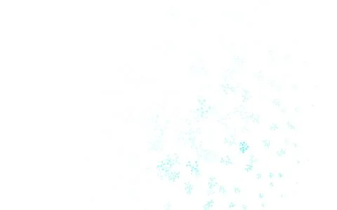 Light Blue, Green vector background with forms of artificial intelligence. Stock Illustration