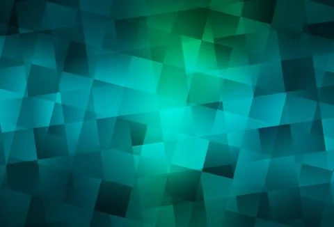 Light Blue, Green vector background with rectangles. Ilustración de archivo