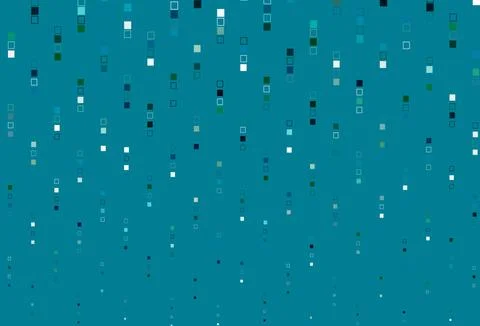 Light Blue, Green vector background with rectangles. Illustrazione stock