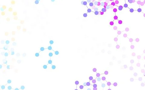 Light Blue, Green vector background with forms of artificial intelligence. Ilustración de archivo