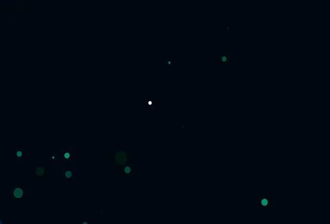 Light Blue, Green vector background with bubbles. Stock Illustration