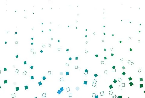 Light Blue, Green vector background with rectangles. Stock Illustration