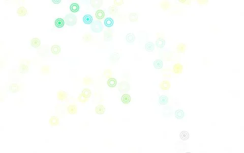 Light Blue, Green vector background with spots. Stock Illustration