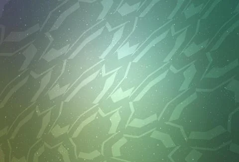 Light Blue, Green vector background with lines. Stock Illustration