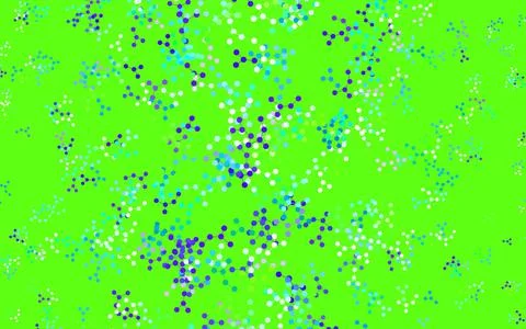 Light Blue, Green vector background with forms of artificial intelligence. Stock Illustration