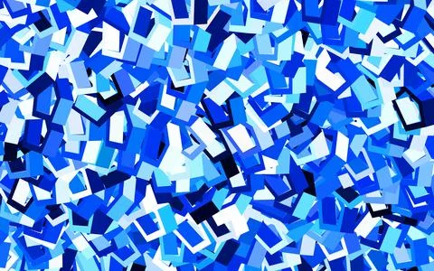 Light Blue, Green vector background with hexagons. Stock Illustration