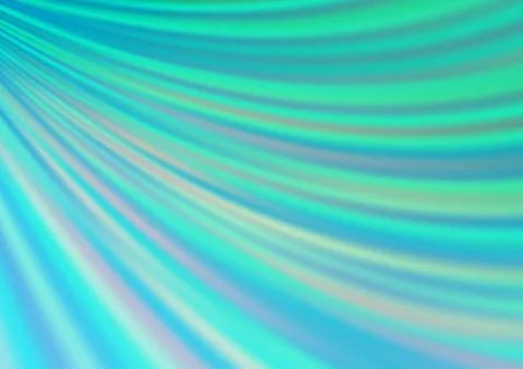 Light Blue, Green vector background with abstract lines. 스톡 일러스트