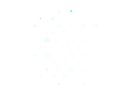 Light Blue, Green vector background with rainbow symbols. Stock Illustration