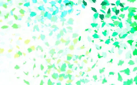 Light Blue, Green vector background with abstract shapes. Stock Illustration