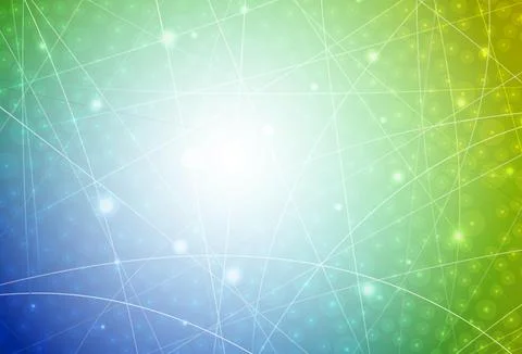 Light Blue, Green vector background with straight lines. Stock Illustration