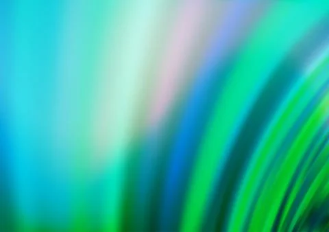 Light Blue, Green vector background with lamp shapes. Stock Illustration