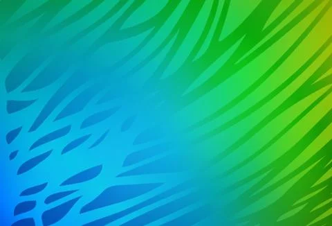 Light Blue, Green vector blurred shine abstract background. Stock Illustration