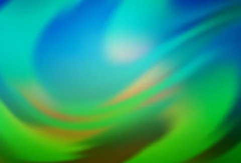 Light Blue, Green vector blurred pattern. Stock Illustration