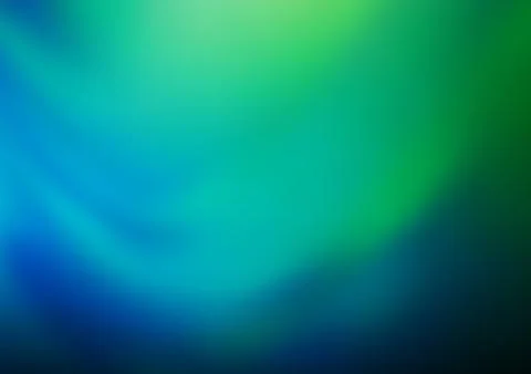 Light Blue, Green vector blurred shine abstract template. Illustrazione stock