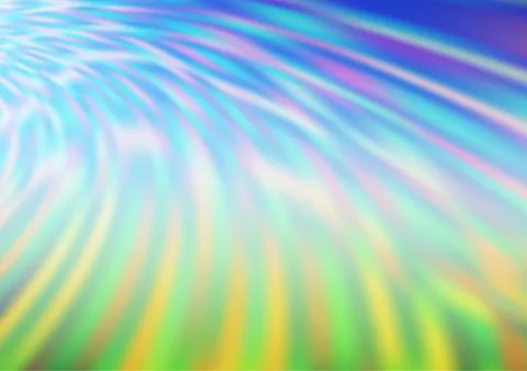 Light Blue, Green vector blurred and colored background. Stock Illustration