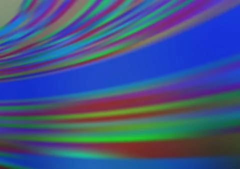 Light Blue, Green vector blurred shine abstract template. Stock Illustration