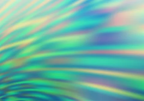Light Blue, Green vector blurred shine abstract pattern. 스톡 일러스트