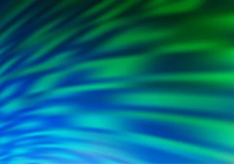 Light Blue, Green vector blurred bright template. Illustrazione stock