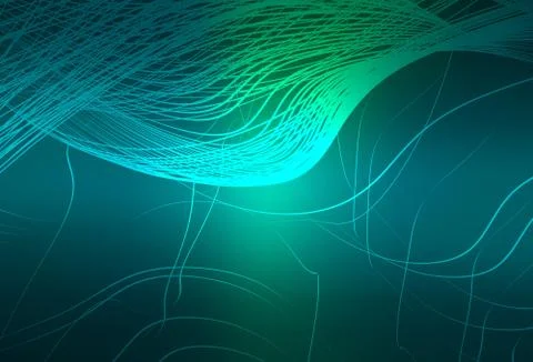 Light Blue, Green vector blurred shine abstract texture. Stock Illustration