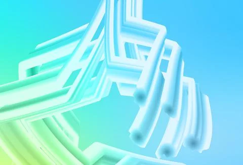 Light Blue, Green vector blurred bright pattern. Illustrazione stock