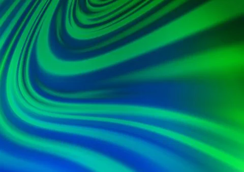 Light Blue, Green vector blurred shine abstract background. Stock Illustration