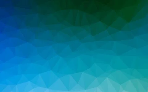 Light Blue, Green vector blurry triangle pattern. Illustrazione stock