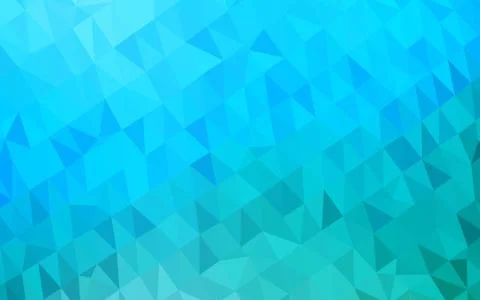 Light Blue, Green vector blurry triangle pattern. 스톡 일러스트