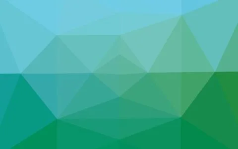 Light Blue, Green vector blurry triangle pattern. Stock Illustration