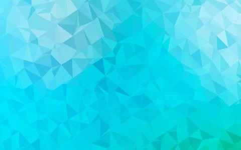 Light Blue, Green vector blurry triangle pattern. 스톡 일러스트