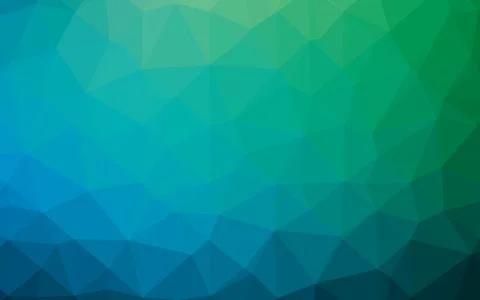 Light Blue, Green vector blurry triangle pattern. 스톡 일러스트