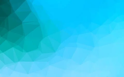 Light Blue, Green vector blurry triangle pattern. Stock Illustration