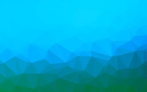 Light Blue, Green vector blurry triangle pattern. 스톡 일러스트