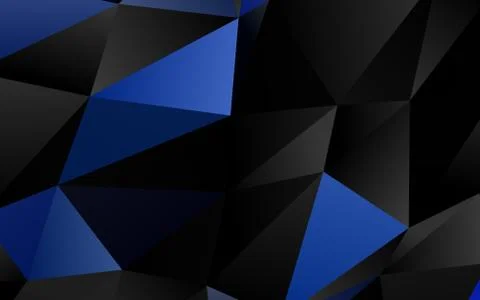 Light Blue, Green vector blurry triangle pattern. Illustrazione stock